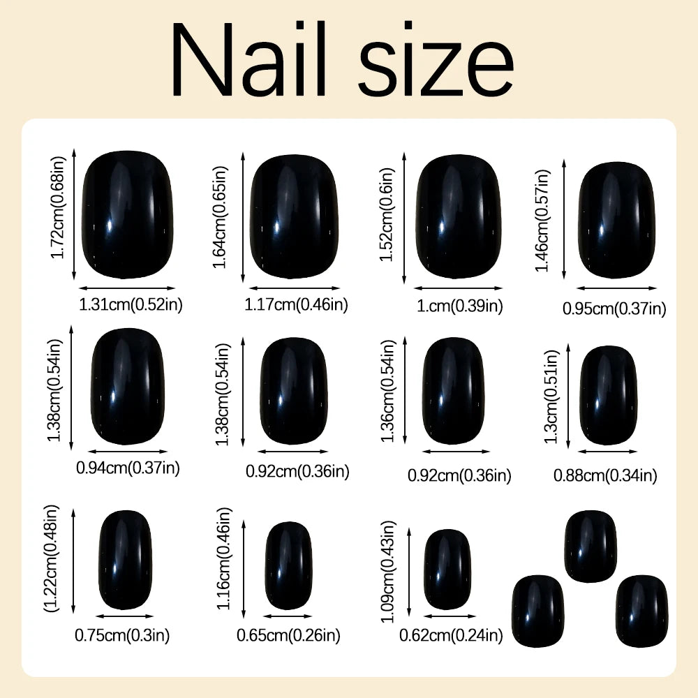 576pcs Colorful Glossy Long Coffin Press On Nails 24 Solid Colors Acrylic Extension Nail Tips Full Cover Artificial Fake Nails 2