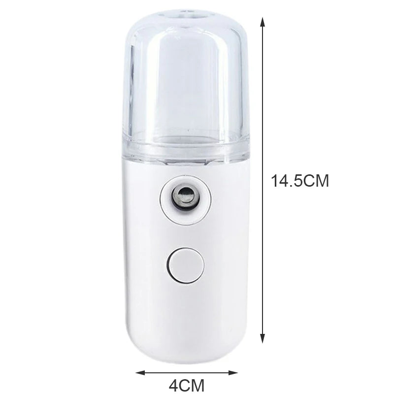 30ml Mini Humidifier For Car Home Office Portable Rechargeable Small Wireless Personal Face Sprayer Cool Mist Maker Humidifier