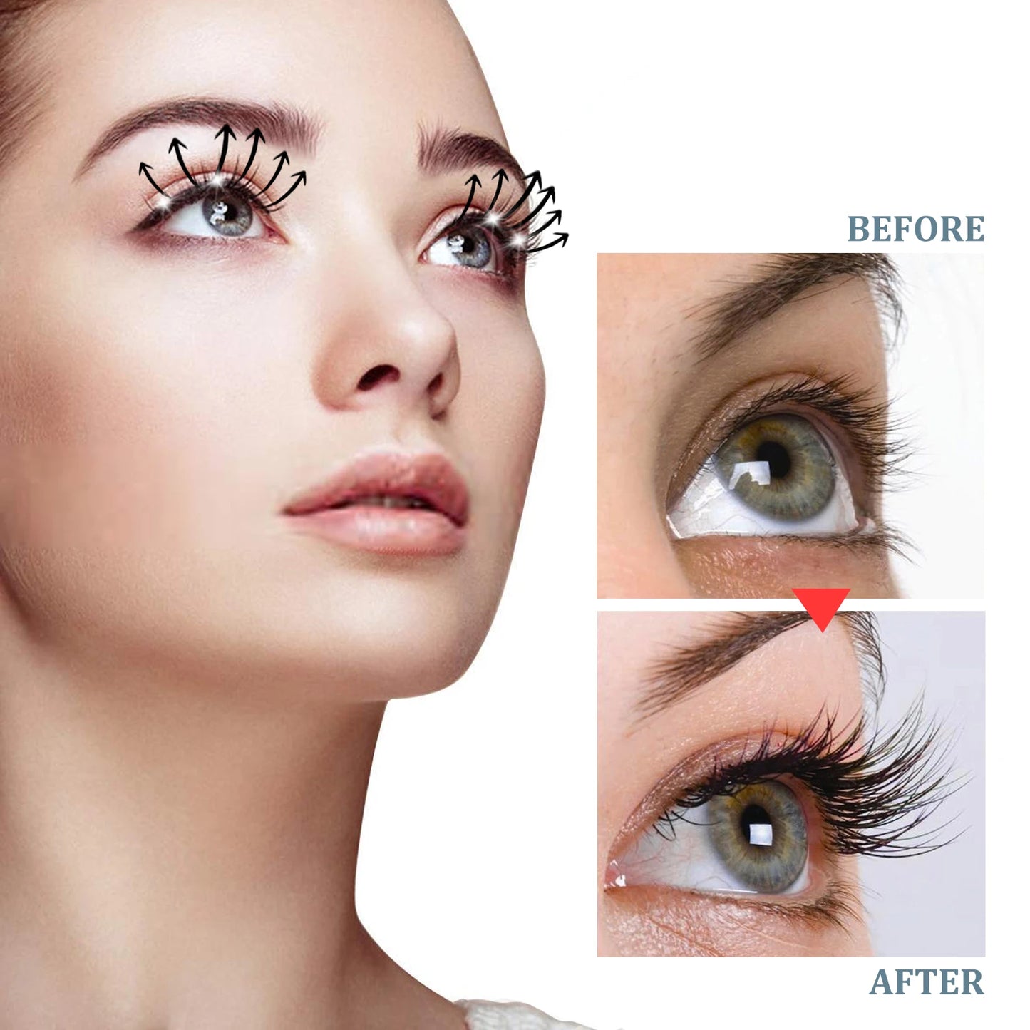 3ml Eyelash Serum For Growth Collagen Hyaluronic Acid Lash Enhancer Natural Longer Thicker Lashes And Brows Nourishing Formula
