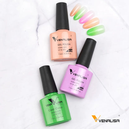 Venalisa TPO FREE HEMA FREE Nail Color Gel Polish CANNI Manicure Factory Nail Lacquer Led UV Soak off Color Gel Varnish Lacquer