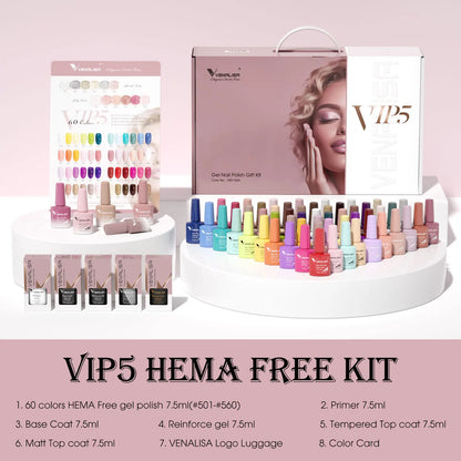 Venalisa TPO FREE HEMA FREE Nail Color Gel Polish CANNI Manicure Factory Nail Lacquer Led UV Soak off Color Gel Varnish Lacquer