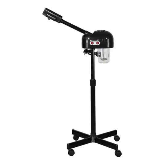 Professional Big Vaporizer Hot Facial Steamer Black Ozone Vapor Medical Facial Spa Face Steamer for Salon