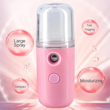 30ml Mini Humidifier For Car Home Office Portable Rechargeable Small Wireless Personal Face Sprayer Cool Mist Maker Humidifier